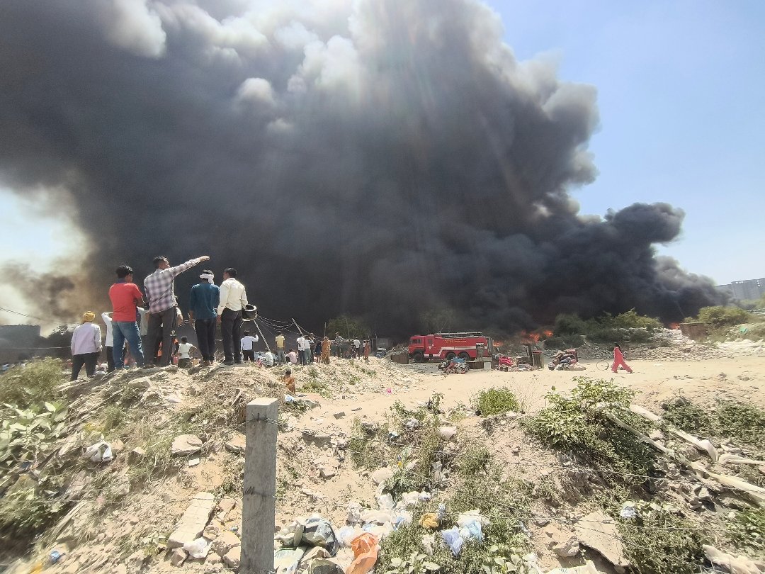 Massive fire in Kanawni village